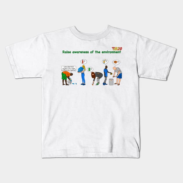 Zero waste Kids T-Shirt by superbottino96